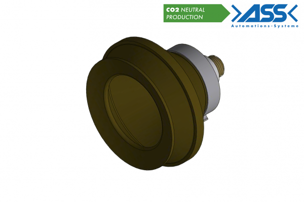 VS 2-50-PL8/ Ventouse 2 soufflets avec insert G1/8, Ø50mm, Polyuréthane LV